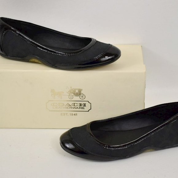 The Ones Everyone Wants!! COACH Black Ballet Flats - Picture 9 of 9